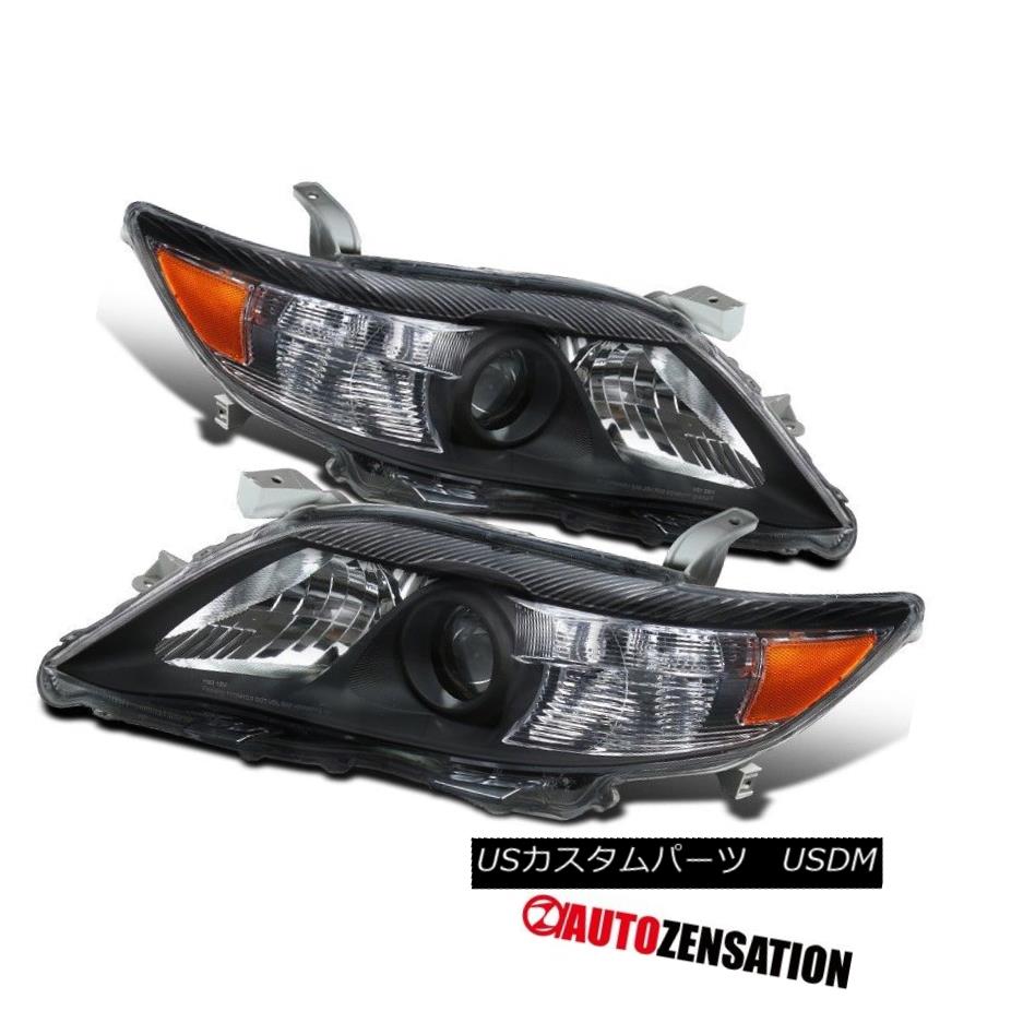 ライト ランプ メーカー直送 Headlights Projector Black Jdm Built Usa Camry Toyota 10 11 For ヘッドライト Corner Jdmブラックプロジェクターヘッドライトコーナーランプ 10月11日 トヨタカムリ Lamps Beachsidecliniccr Com