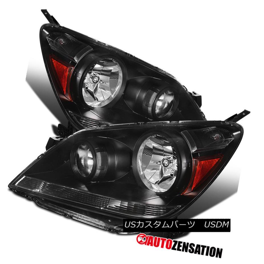 破格値下げ ライト ランプ 05 07ホンダオデッセイブラッククリアヘッドライトヘッドランプ左 右ペア Pair Left Right Headlamps Headlights Clear Black Odyssey Honda 05 07 For ヘッドライト Zambettis Com