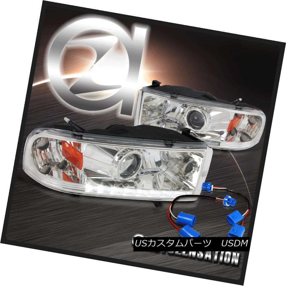 ヘッドライト 94-01 Ram 1500 94-02 Ram 2500/3500 Sport Chrome LED DRL Projector Headlights 94-01 Ram 1500 94-02 Ram 2500/3500スポーツクロームLED DRLプロジェクターヘッドライト 【並行輸入品】