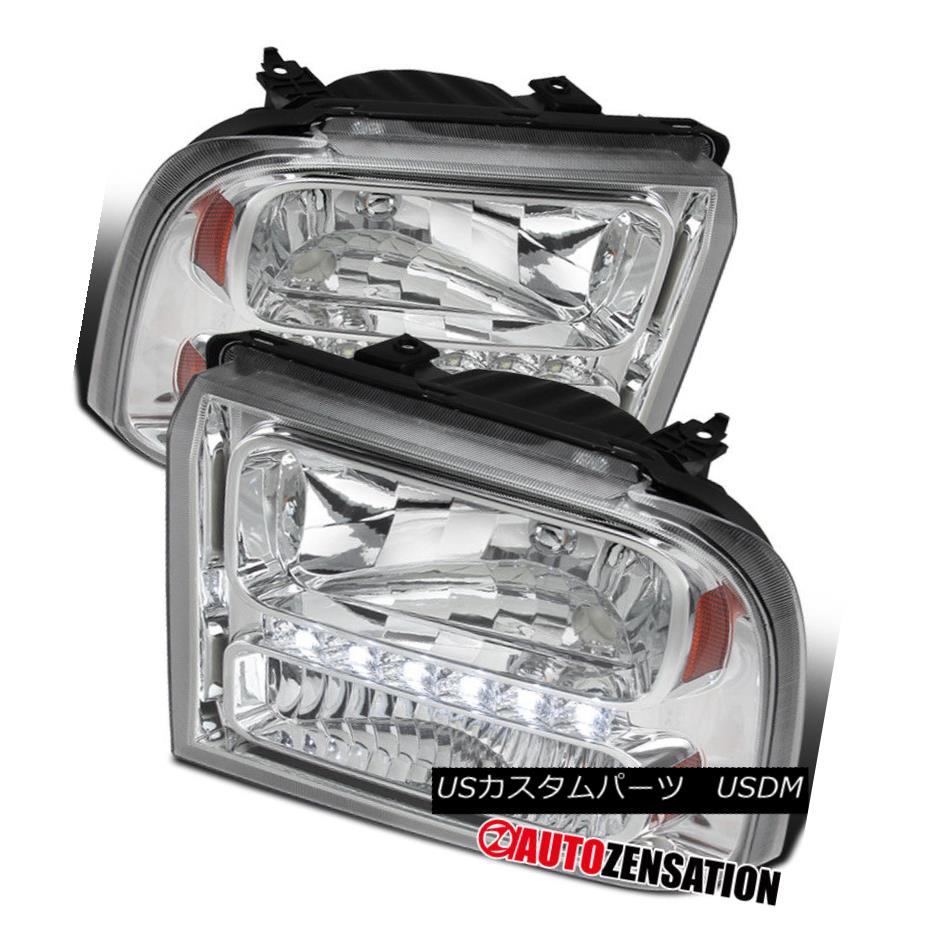 いラインアップ ライト ランプ Chrome Excursion 05 Duty Super F250 350 450 550 Ford 05 07 ヘッドライト Led 05エクスカーションクロームledヘッドライト Duty Super 50 350 450 5 F250 Ford 05 07 Headlights