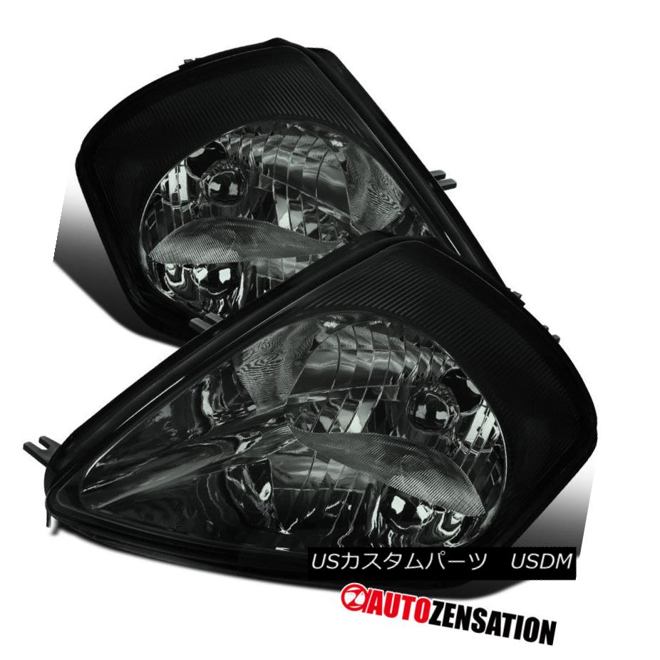 ヘッドライト For 2000-2005 Mitsubishi Eclipse Smoke Lens Headlights Head Lamps Left+Right 2000-2005三菱Eclipse Smokeレンズヘッドライトヘッドランプ左+右 【並行輸入品】