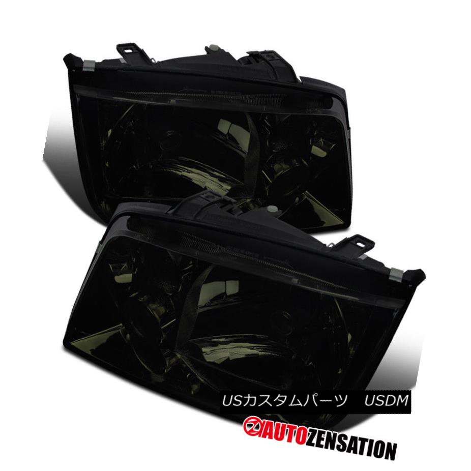 ヘッドライト For 99-04 VW Jetta MK4 Bora Euro Smoke Crystal Headlights [With Fog Lamp] 99-04 VWジェッタMK4ボラ・ユーロ・スモーク・クリスタル・ヘッドライト[For Fog Lamp] 【並行輸入品】