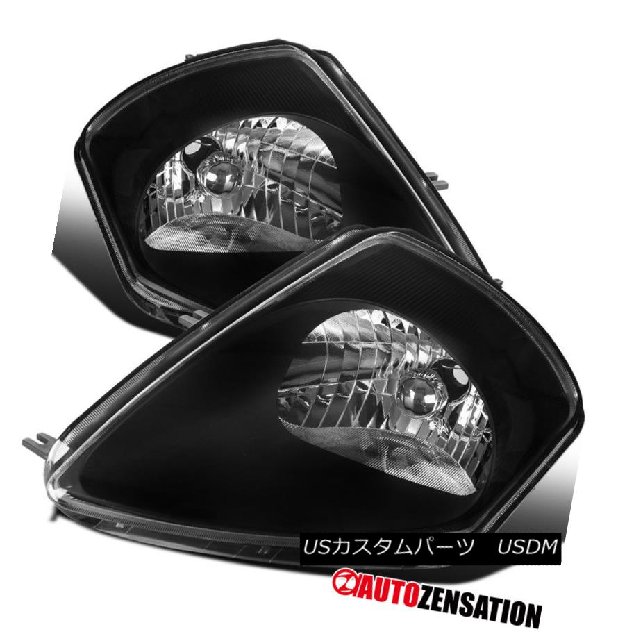 ヘッドライト 2000-2005 Mitsubishi Eclipse Black Clear Headlights Head Lamps Left+Right Pair 2000-2005 Mitsubishi Eclipse Black ClearヘッドライトヘッドランプLeft + Right Pair 【並行輸入品】