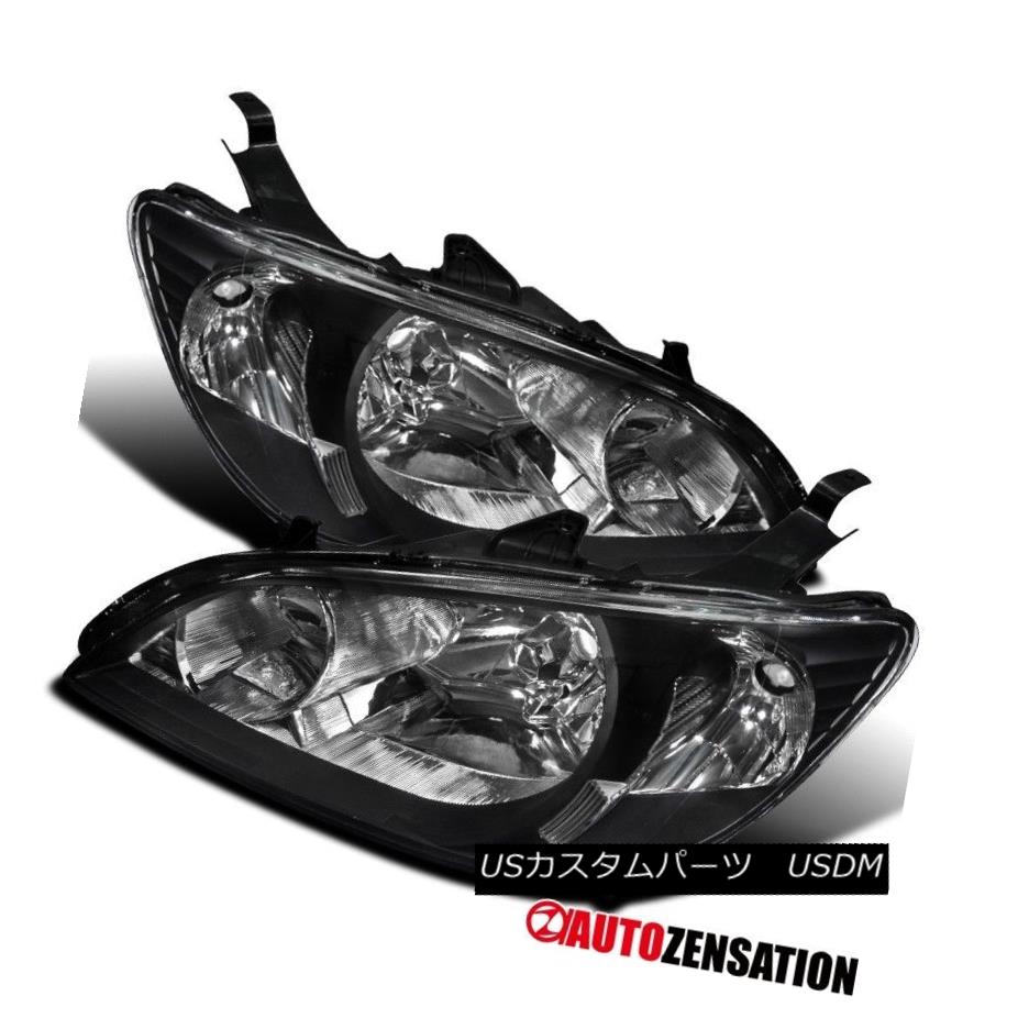 ヘッドライト For 04-05 Honda Civic Replacement 2Dr 4Dr JDM Black Clear Headlights Head Lamps 04-05ホンダシビック交換用2Dr 4Dr JDMブラッククリアヘッドライトヘッドランプ 【並行輸入品】 33,176円