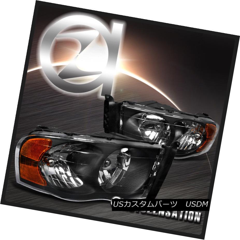 ヘッドライト 02-05 Dodge Ram 1500/2500/3500 Black Diamond Headlights 02-05 Dodge Ram 1500/2500/3500ブラックダイヤモンドヘッドライト 【並行輸入品】