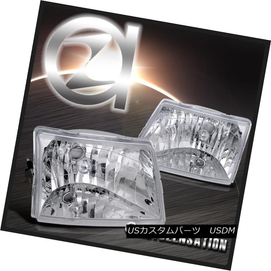 ライト ランプ 予約販売 Ford 98 00 ヘッドライト Ranger 98 00フォードレンジャーユーロクリスタルクロームクリアヘッドライト Headlights Clear Chrome Crystal Euro Beachsidecliniccr Com