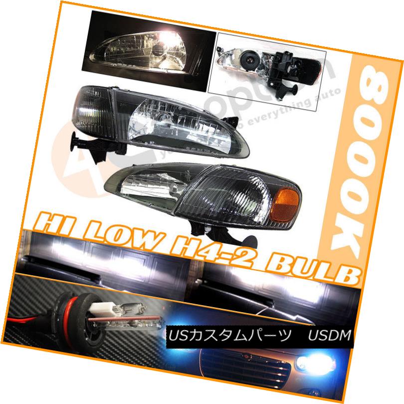 ヘッドライト Fits Hilo Xenon 98-00 Toyota Corolla JDM Black Headlights フィットヒロキセノン98-00トヨタカローラJDMブラックヘッドライト 【並行輸入品】
