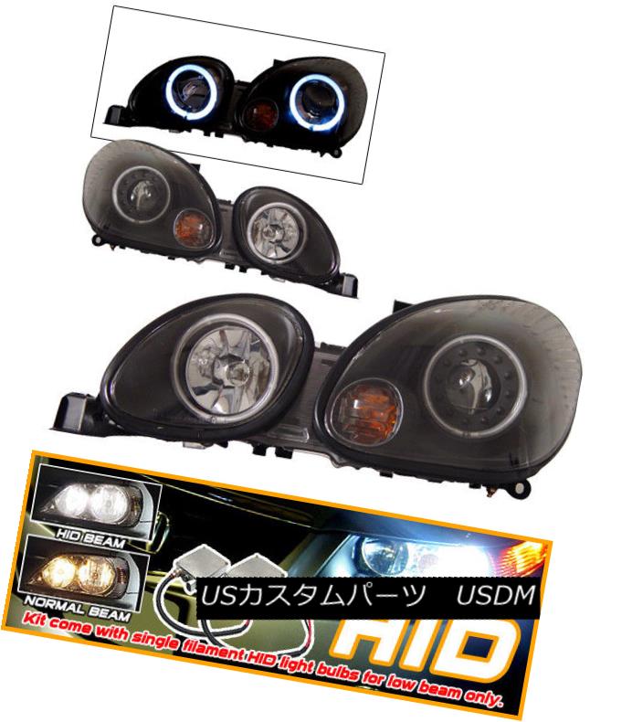 ヘッドライト Fits For Xenon 98-05 GS300 GS400 CCFL Halo Projector Headlights キセノン98-05 GS300 GS400 CCFLハロープロジェクターヘッドライトに適合 【並行輸入品】