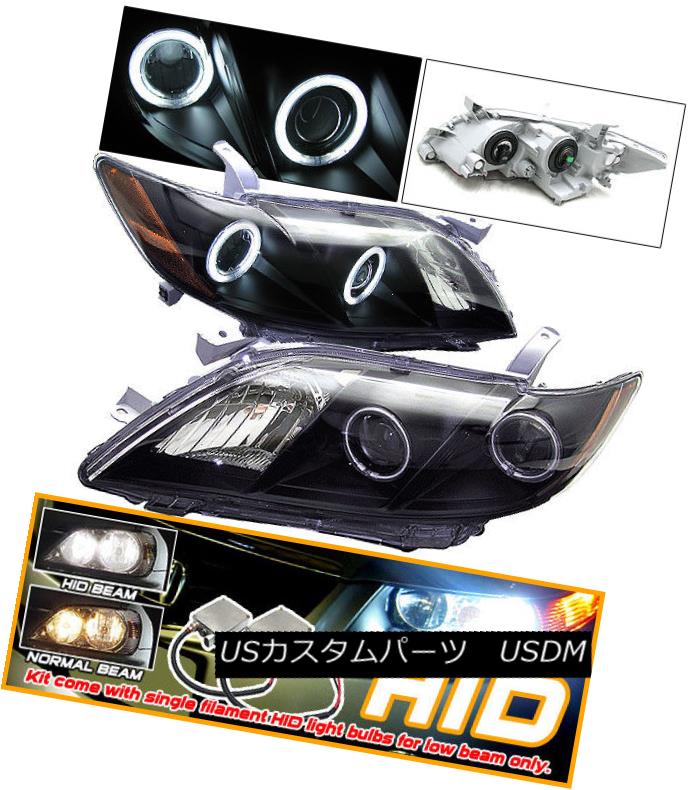 初回限定 ライト ランプ Xenon Fits ヘッドライト Hid 07 09カムリccflハロープロジェクターヘッドライトに適合 キセノンhid Headlights Projector Halo Ccfl Camry 07 09