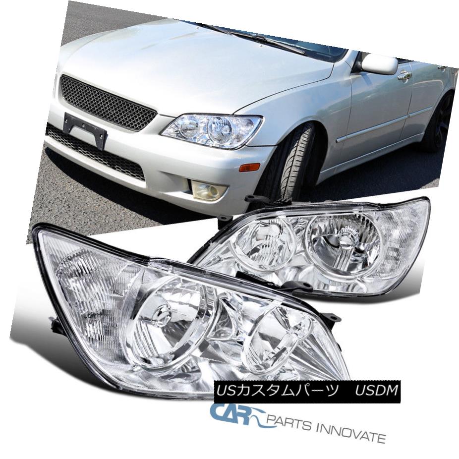 品多く ライト ランプ 01 05レクサスis300クリアヘッドライト交換用ヘッドランプ左 右 Left Right Lamps Head Driving Replacement Headlights Clear Is300 Lexus 01 05 ヘッドライト Zambettis Com