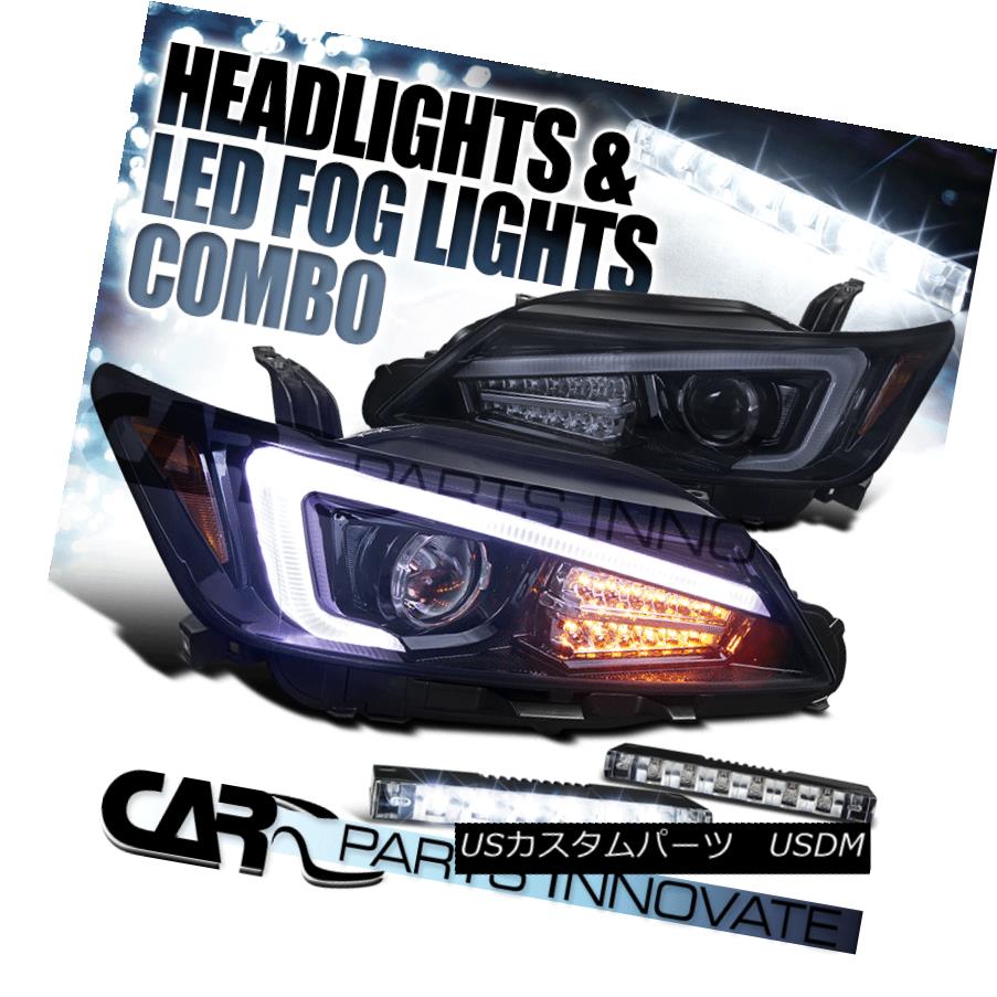 ヘッドライト 11-13 Scion tC Glossy Black Projector Headlights+LED Signal+6-LED Fog Bumper DRL 11-13 Scion tC光沢ブラックプロジェクターヘッドライト+ LED信号+ 6-LEDフォグバンパーDRL 【並行輸入品】|カスタムパーツ WORLD倉庫