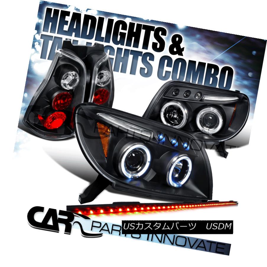 ヘッドライト For 03-05 Toyota 4Runner Black Projector Headlights+Tail Lights+49\