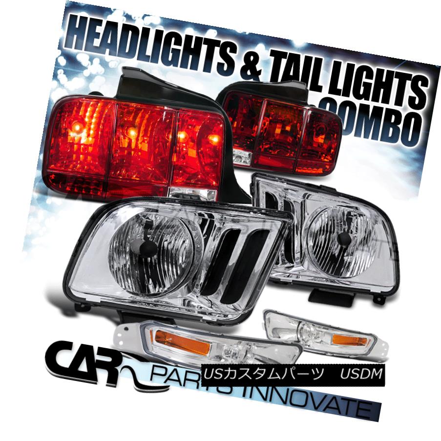 半額sale ライト ランプ ランプ レッドテールライト Mustang交換用クリアヘッドライト バーン Ford 05 09 Lights Tail Lamps Red Headlights Bumper Clear Replacement Mustang Ford 05 09 ヘッドライト Zambettis Com