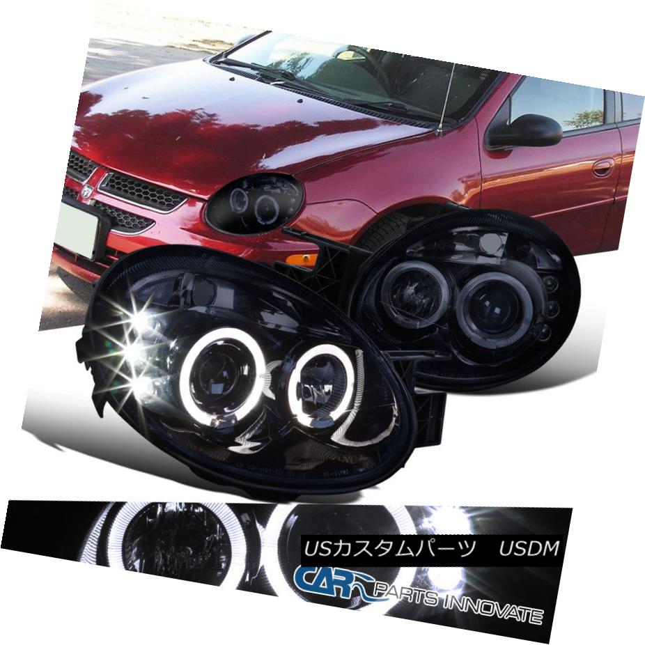 良質 ライト ランプ Black Piano Glossy ヘッドライト Dodge 光沢のあるピアノブラック ドッジ03 05ネオンティンテッドledプロジェクターヘッドライトヘッドランプ Lamps Head Headlights Projector Led Tinted Neon 03 05 Www Advridermag Com Au