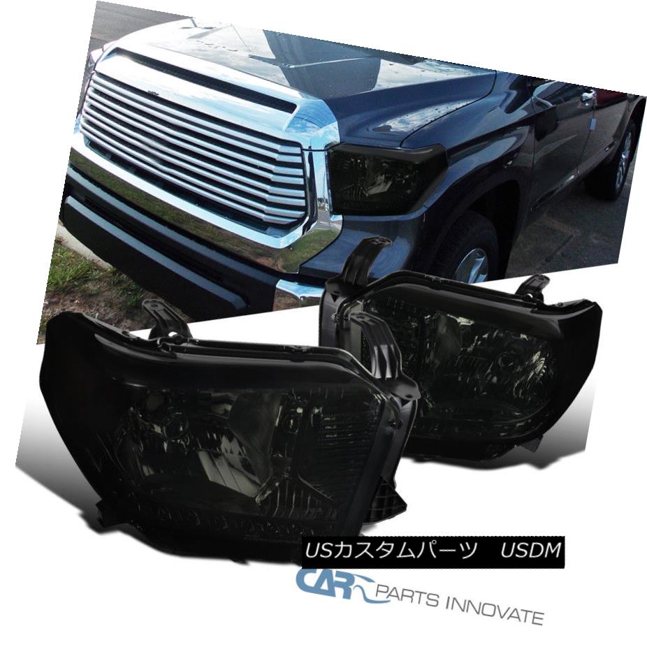 あなたにおすすめの商品 ライト ランプ ヘッドライト For 14 17 Toyota Tundra Pickup Smoke Lens Headlights Tinted Headlamps Left Right 14 17トヨタのトンドラピックアップ用煙レンズヘッドライトティンテッドヘッドランプ左 右 Www Placemaking Org Br