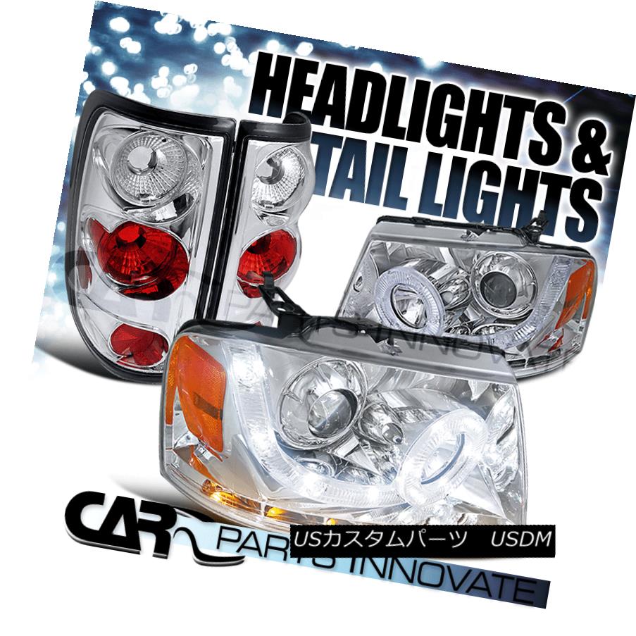 ライト ランプ は自分にプチご褒美を Signal Tail Headlights Led Projector Halo Smd Chrome Styleside F150 04 08 ヘッドライト Lamp Ledシグナル テールランプ Smdハロープロジェクターヘッドライト Chrome Styleside F150 04 08 Shoxruxtj Com