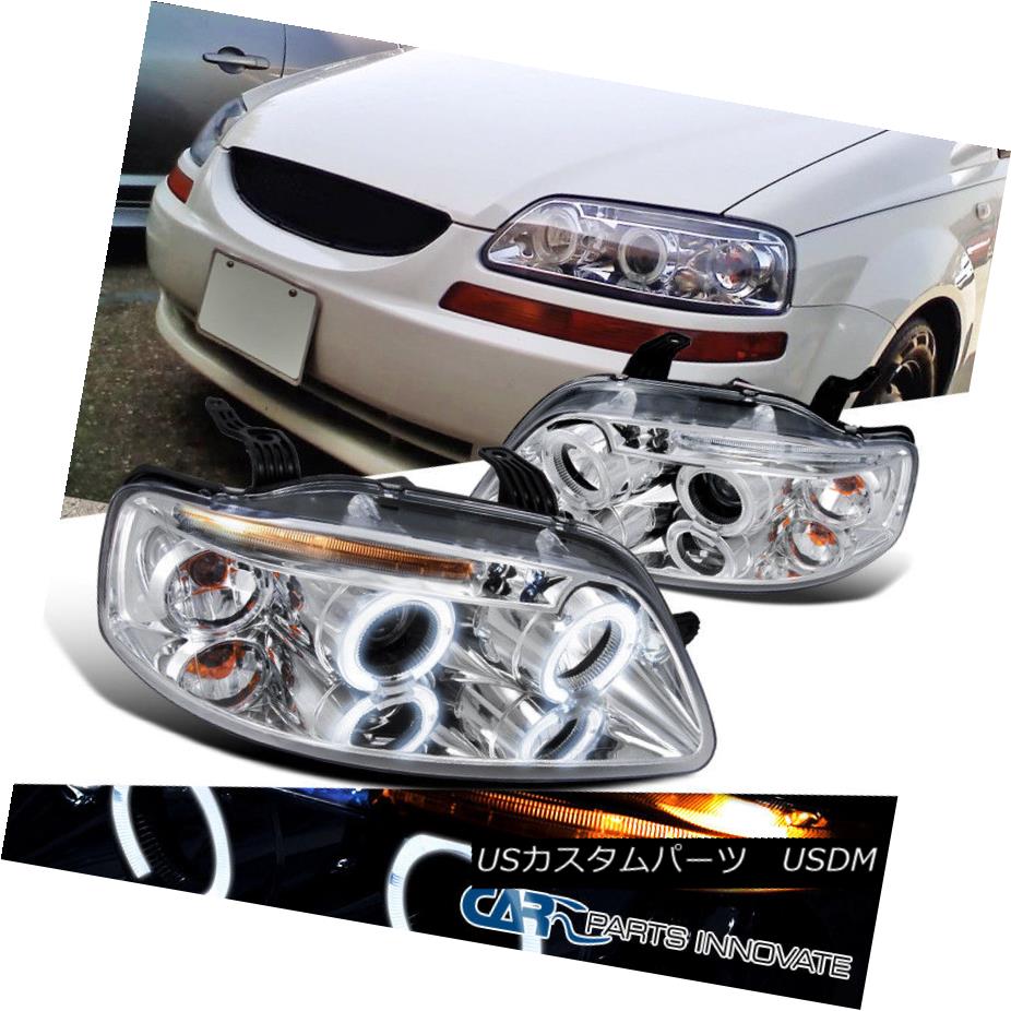 限定販売 ライト ランプ Lamps Headlights Projector Halo Led Clear Hatchback Sedan 4 5dr Aveo Chevy 04 08 ヘッドライト 04 08 5drセダンハッチバッククリアledハロープロジェクターヘッドライトランプ 4 Aveo Chevy Zambettis Com