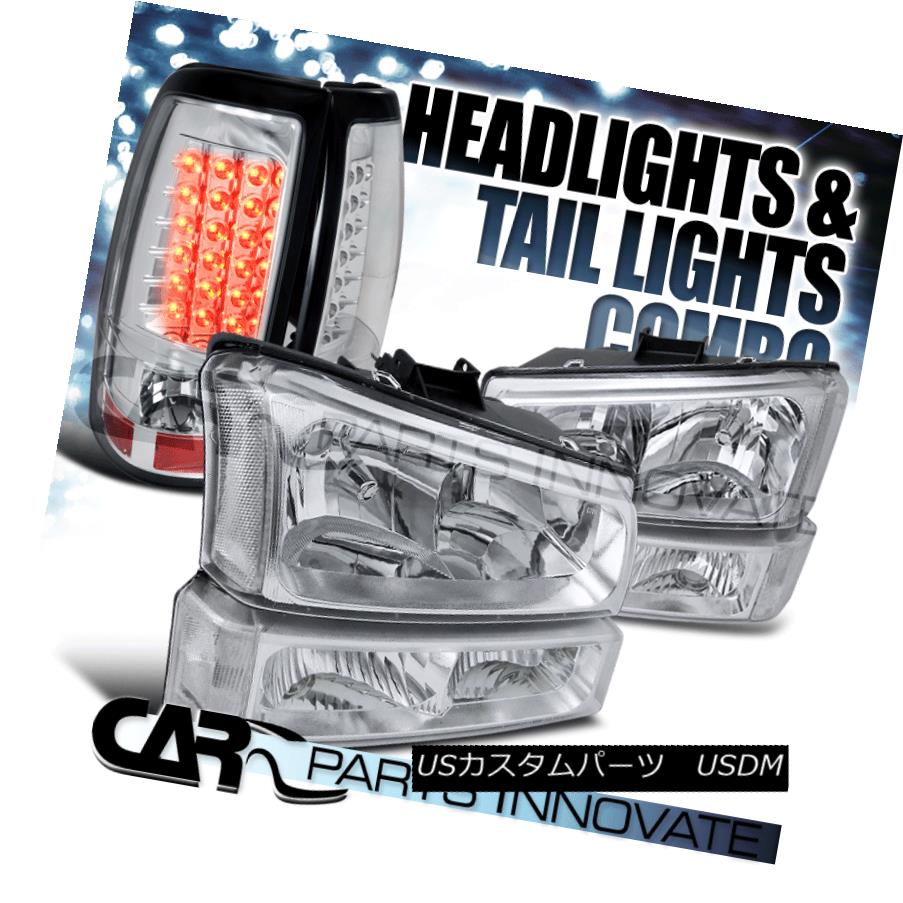 ライト ランプ 100 安い Chevy 03 07 Lights Tail Rear Lamps Led Headlights Bumper Clear Chrome Silverado Chevy 03 07 ヘッドライト Silveradoクロームクリアヘッドライト バーン Led リアテールライト ランプごと Pentecostcalgary Org