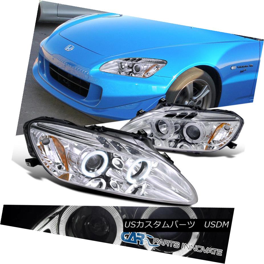ヘッドライト For 04-09 Honda S2000 S2K AP2 Clear LED Dual Halo Projector Headlights Lamps 04-09ホンダS2000 S2K AP2クリアLEDデュアルハロープロジェクターヘッドライトランプ 【並行輸入品】 45,012円