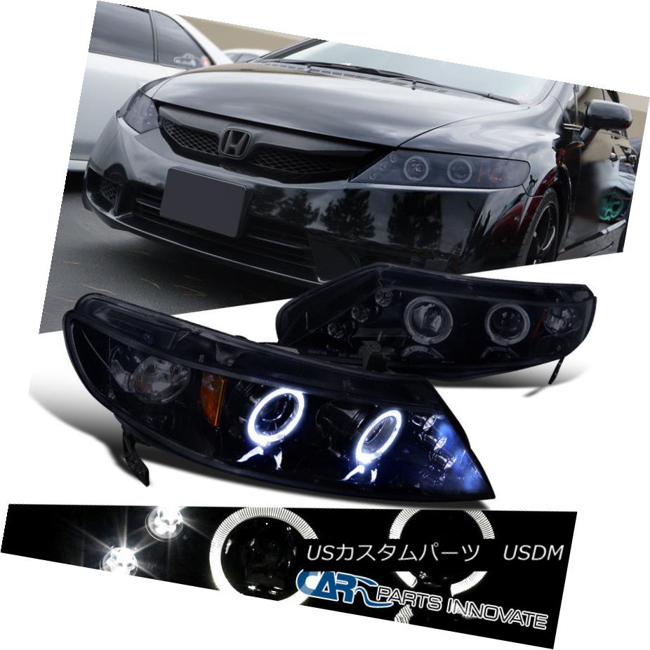 人気の Civic 06 11 Honda Fit Black Glossy ヘッドライト 4dr 光沢ブラックフィットホンダ06 11シビック4dr セダンティンテッドledプロジェクターヘッドライト Headlights Projector Led Tinted Sedan Usdm 0024 2622 Merilinha Com Br