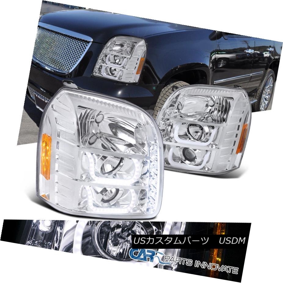ライト ランプ おすすめ Xlクリアledハロープロジェクターヘッドライトヘッドランプペア Denali Yukon Gmc 07 14 Pair Headlamps Headlights Projector Halo Led Clear Xl Denali Yukon Gmc 07 14 ヘッドライト Beachsidecliniccr Com