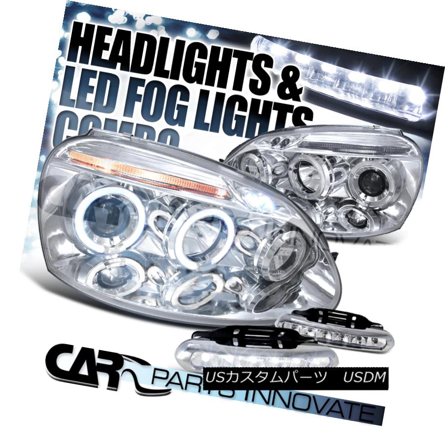 メーカー包装済 ライト ランプ ヘッドライト Fit 06 08 Vw Golf Mk5 Jetta Rabbit Clear Projector Headlights 6 Led Fog Lamps フィット06 08 Vwゴルフmk5ジェッタウサギクリアプロジェクターヘッドライト 6 L Edフォグランプ Fkm Unej Ac Id