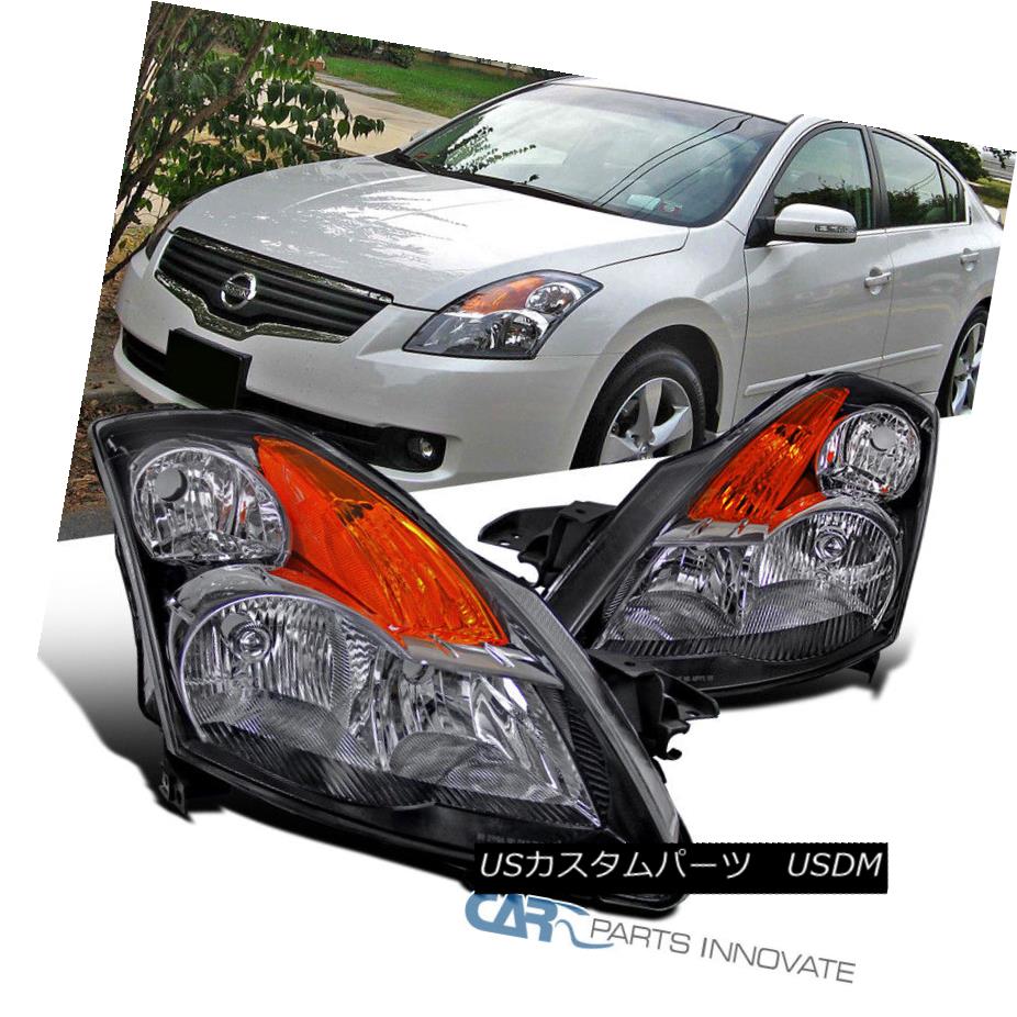 話題の行列 ライト ランプ 07 09日産アルティマ4drセダンブラックヘッドライトアンバーシグナルランプ左 右 Left Right Lamps Signal Amber Headlights Black Sedan 4dr Altima Nissan 07 09 For ヘッドライト Zambettis Com