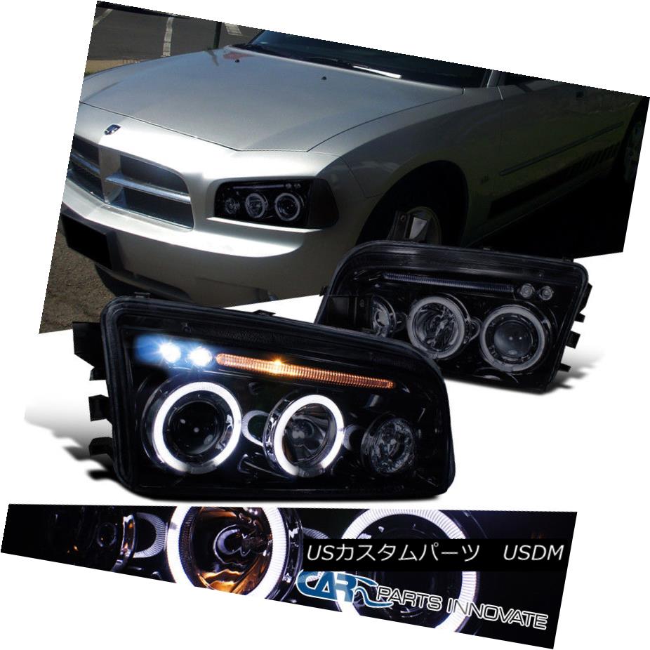ヘッドライト Glossy Black Dodge 06-10 Charger Replacement LED Projector Headlights Headlamps 光沢ブラックドッジ06-10充電器の交換LEDプロジェクターヘッドライトヘッドランプ 【並行輸入品】 43,544円