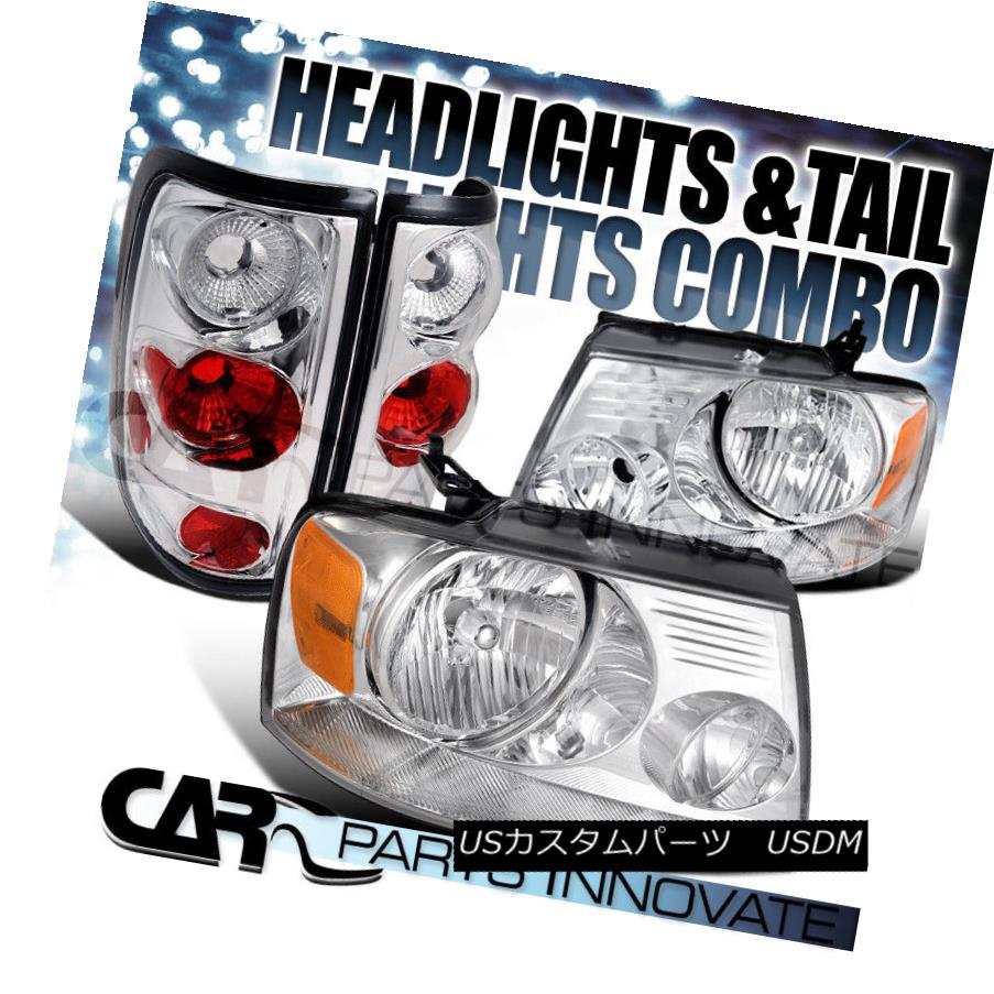 値段が激安 ライト ランプ Lamps Brake Tail Headlights Clear Chrome Crystal Xlt Xl F 150 Ford 04 08 ヘッドライト 04 08 Arテールブレーキランプ Cle Xltクリスタルクロムヘッドライト Xl F 150 Ford Sercomedsa Cl