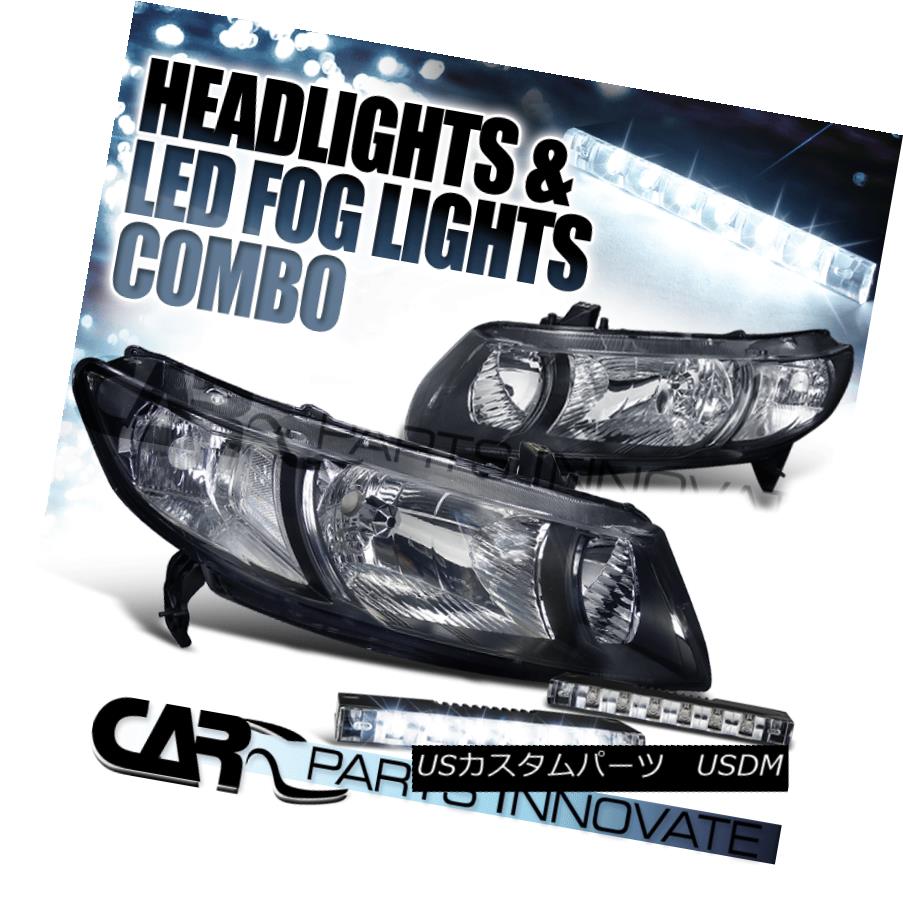 ランキング第1位 ライト ランプ 6 L 06 11シビック2drクーペダイヤモンドブラックヘッドライト Honda Fit Lights Fog Bumper Headlights 6 Led Black Diamond Coupe 2dr Civic 06 11 Honda Fit ヘッドライト Edバンパーフォグライト Newsfromthetrail Thousandtrails Com