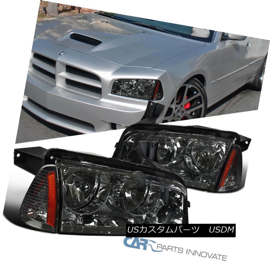 ライト ランプ 大感謝セール Signal Headlamps Corner Headlights Smoke Replacement Charger Dodge 06 10 ヘッドライト Lamps Er信号ランプ 06 10ダッジ充電器の交換煙のヘッドライトヘッドランプ コーン Www Flyever Com Br