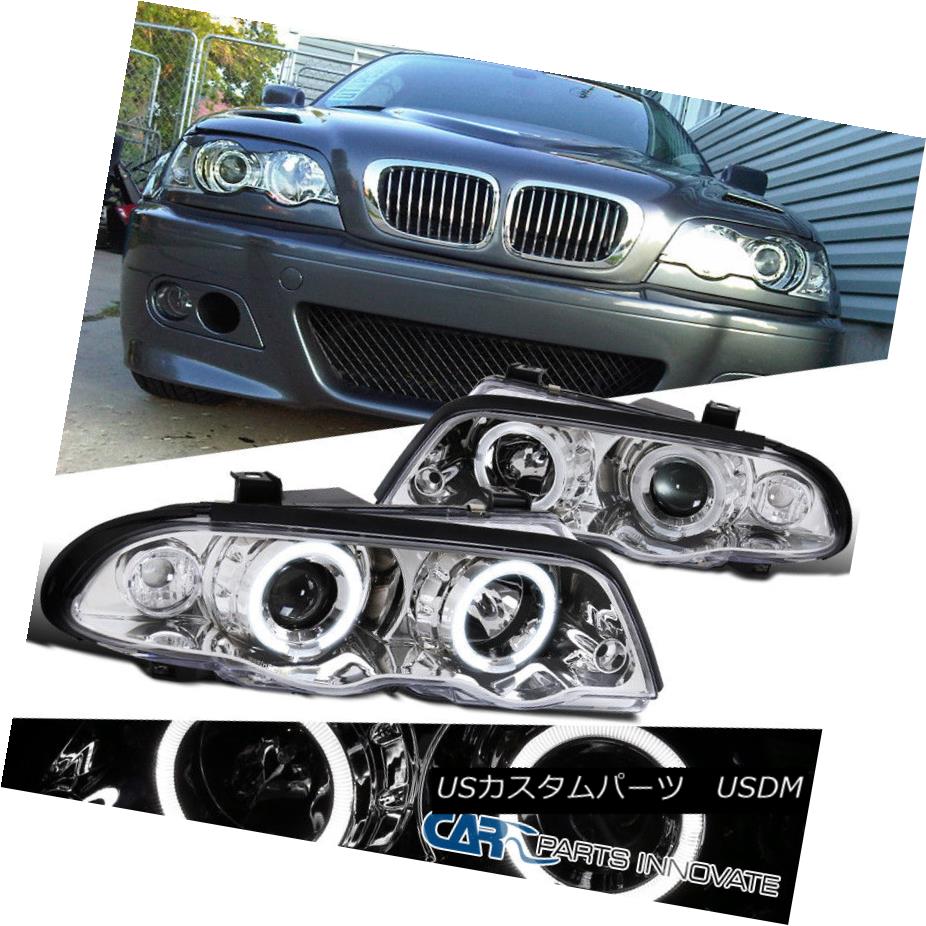 無料発送 ライト ランプ 3シリーズ4drハロークリアプロジェクターヘッドライトヘッドランプ左 右 E46 Bmw 99 01 Left Right Headlamps Headlights Projector Clear Halo 4dr 3 Series E46 Bmw 99 01 ヘッドライト Zambettis Com