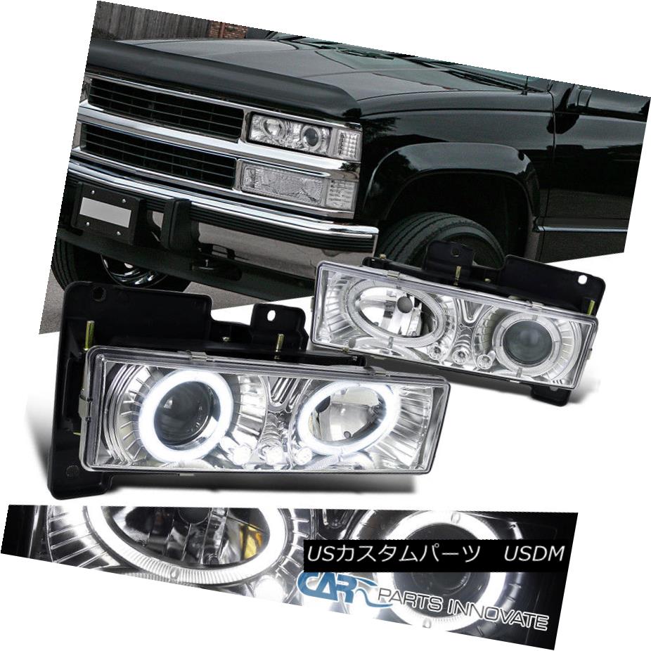 ヘッドライト 88-98 C10 C/K Silverado Sierra 94-99 Suburban Chrome Projector Headlights Lamps 88-98 C10 C / K Silverado Sierra 94-99郊外型Chromeプロジェクターヘッドライトランプ 【並行輸入品】
