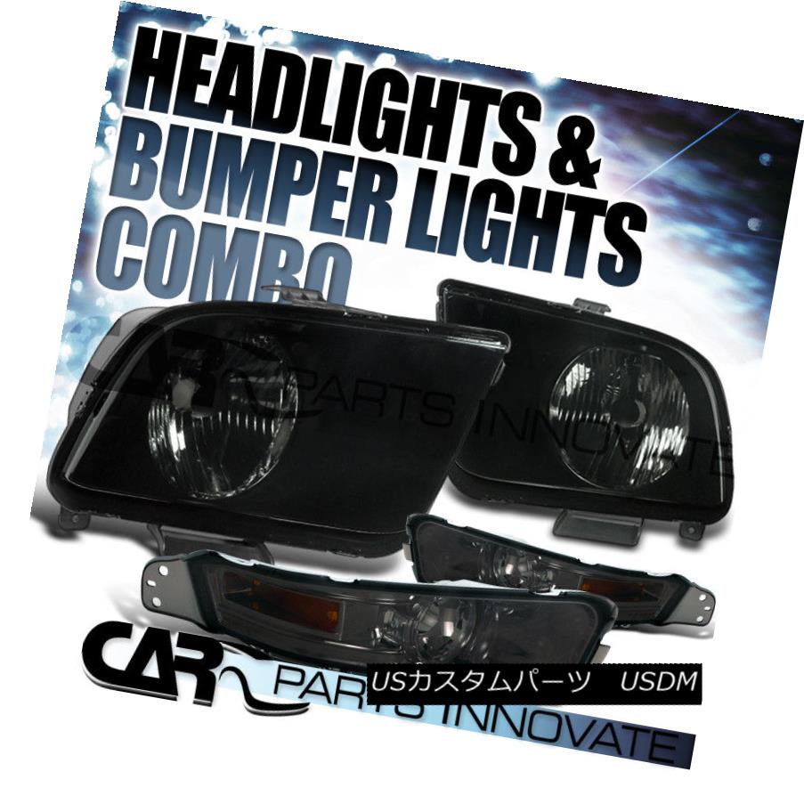超激安 ライト ランプ Keバンパーシグナル フォード05 09ムスタングgt交換用ブラッククリアヘッドライト スモーク Signal Bumper Headlights Smoke Clear Black Replacement Gt Mustang 05 09 Ford ヘッドライト Pascasarjana Unsrat Ac Id