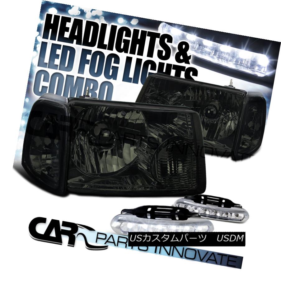 ヘッドライト 01-11 Ranger Smoke Crystal Headlight+Tinted Corner Signal Lamp+6-LED Fog Lamps 01-11レンジャースモーククリスタルヘッドライト+ティント edコーナー信号ランプ+ 6-LEDフォグランプ 【並行輸入品】 33,176円