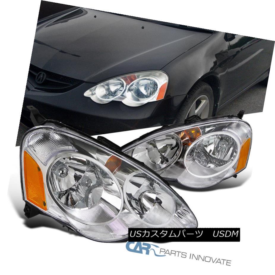 ヘッドライト 02-04 Acura RSX DC5 JDM Replacement Clear Head Lights Driving Lamps Left+Right 02-04 Acura RSX DC5 JDM交換用クリアヘッドライトランプの駆動左+右 【並行輸入品】 33,176円