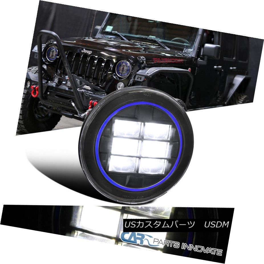 新着商品 ライト ランプ ヘッドライト ラウンドブラックホワイトledブルーリムプロジェクターヘッドライトランプラングラーtj 7 1pc Tj Wrangler Lamp Headlight Projector Rim Blue Led White Black Round 7 1pc Zambettis Com