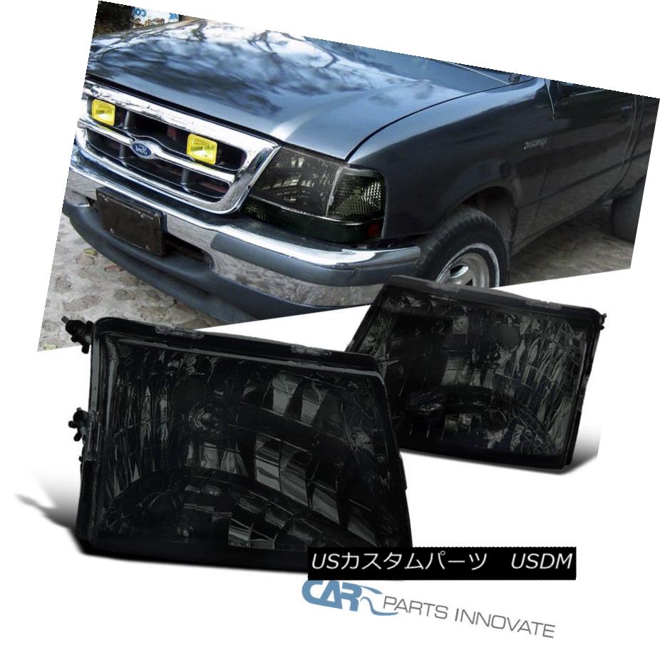 有名ブランド ライト ランプ ヘッドライト 98 00 98 00フォードレンジャーピックアップ交換ヘッドライトスモークレンズヘッドランプ左 右 Left Right Lamps Head Lens Smoke Headlights Replacement Pickup Ranger Ford Sercomedsa Cl