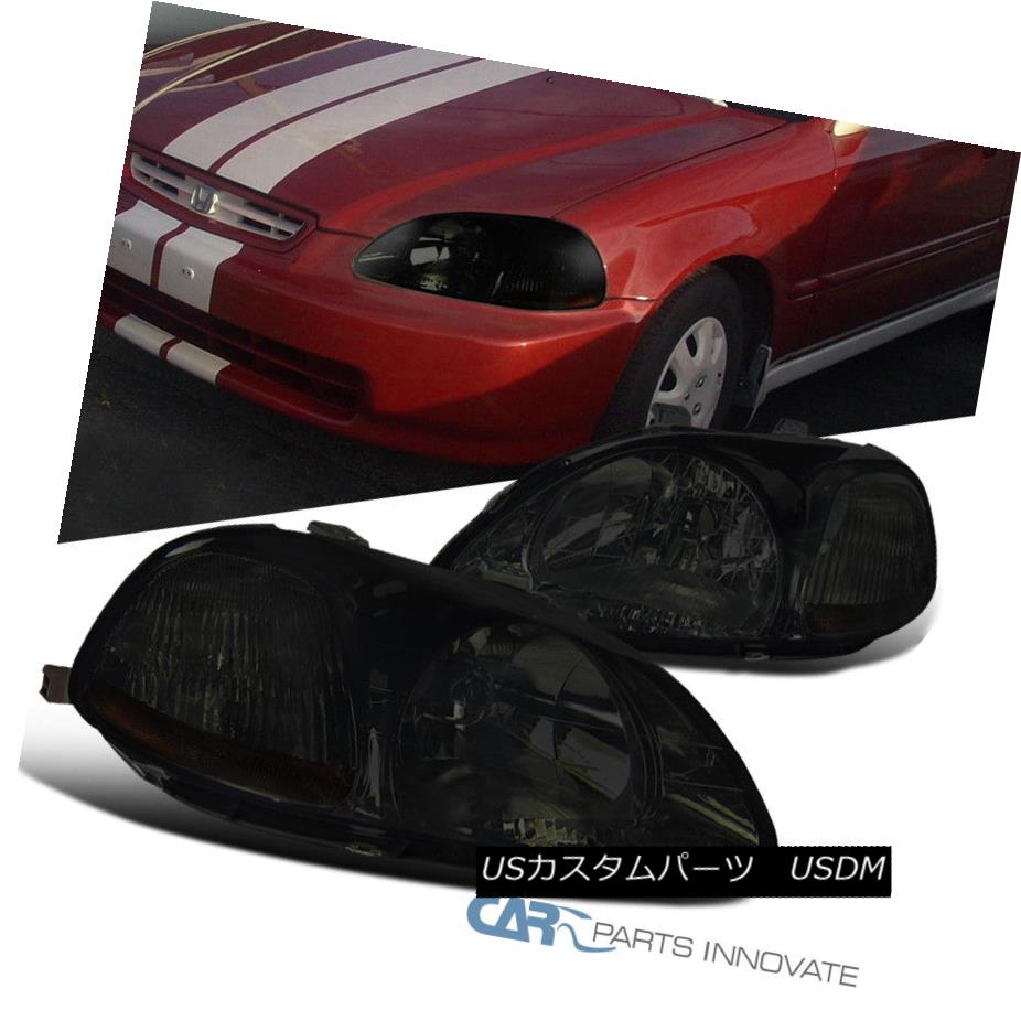 ヘッドライト For 96 98 Honda Civic Ex Lx Dx Jdm Smoke Lens Headlights Ek W Amber Reflector 96 98ホンダシビックex Lx Dx Jdmスモークレンズヘッドライトek闊大 アンバーリフレクター Odeftg Com