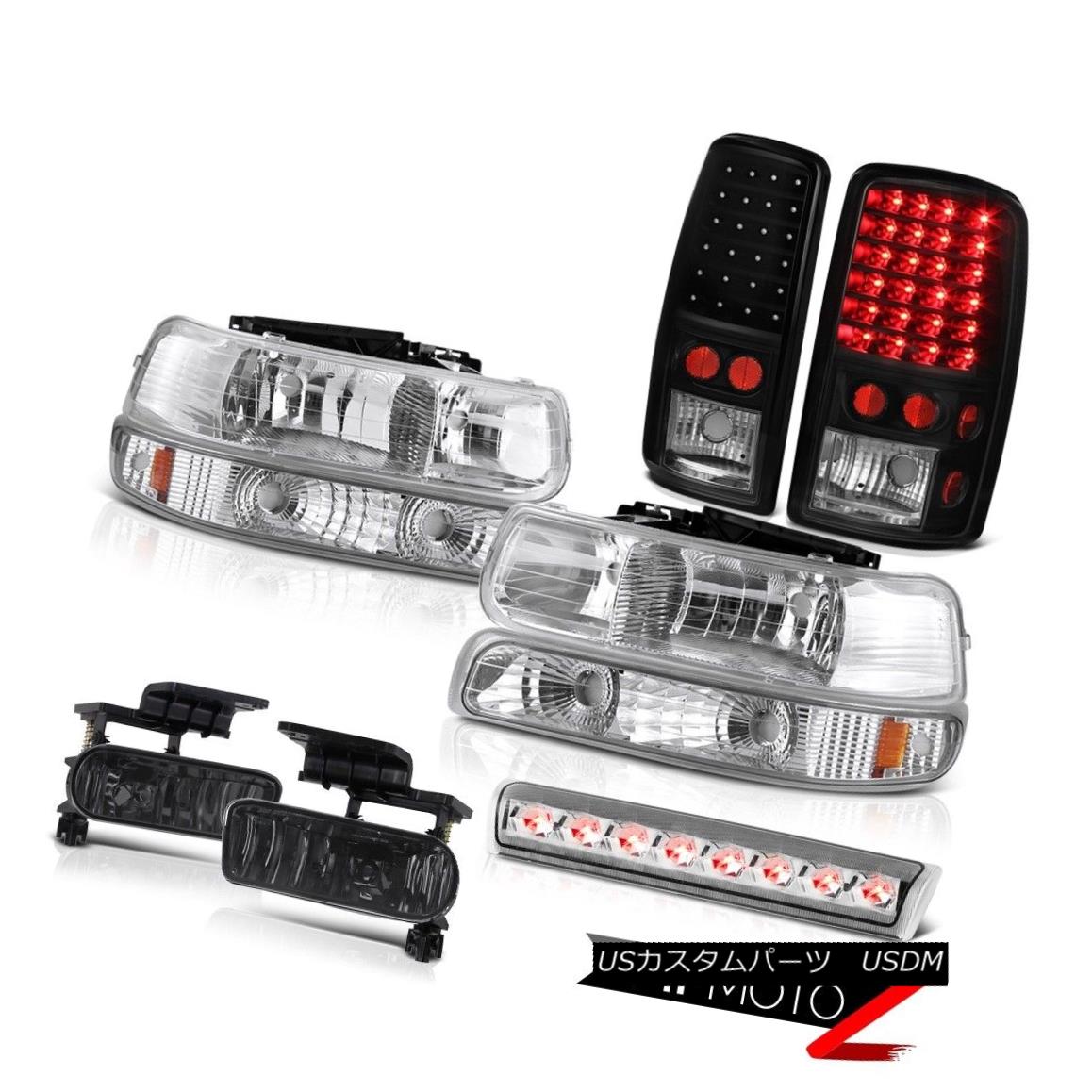 ヘッドライト 2000-2006 Tahoe Z71 Euro chrome headlamps tail lights fog third brake Light SMD 2000-2006タホZ71ユーロクロームヘッドライトテールライトフォグ第3ブレーキライトSMD 【並行輸入品】