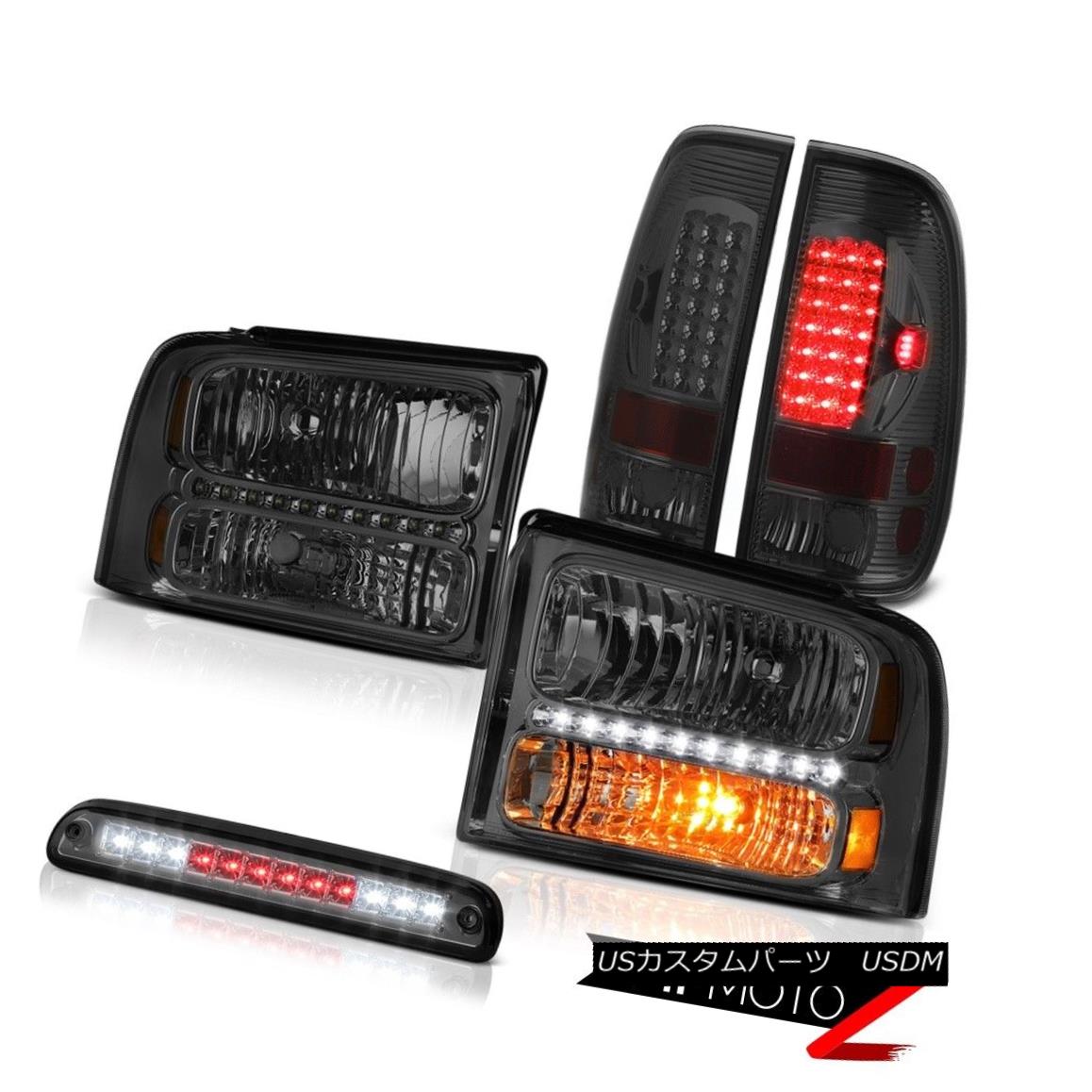ヘッドライト 2005 2006 2007 F450 F550 PAIR Smoke Headlights Tail Light LED Tinted Third Brake 2005 2006 2007 F450 F550 PAIRスモークヘッドライトテールライトLED Tinted Third Brake 【並行輸入品】