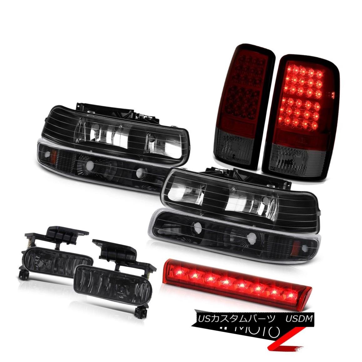 ヘッドライト 00-06 Chevy Tahoe LT High stop light smoked fog lamps smokey red tail Headlights 00-06 Chevy Tahoe LTハイストップライトスモークフォグランプスモーキーレッドテールヘッドライト 【並行輸入品】