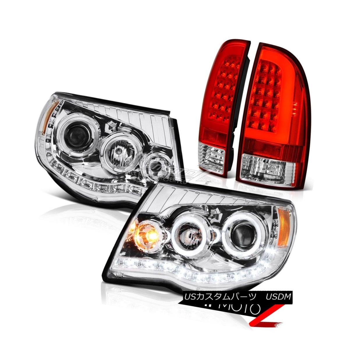 ヘッドライト 2005-2011 Toyota Tacoma Bloody Red Tail Euro Clear Head Lamps Replacement Pair 2005-2011 Toyota Tacoma Bloody Red Tailユーロクリアヘッドランプ交換ペア 【並行輸入品】