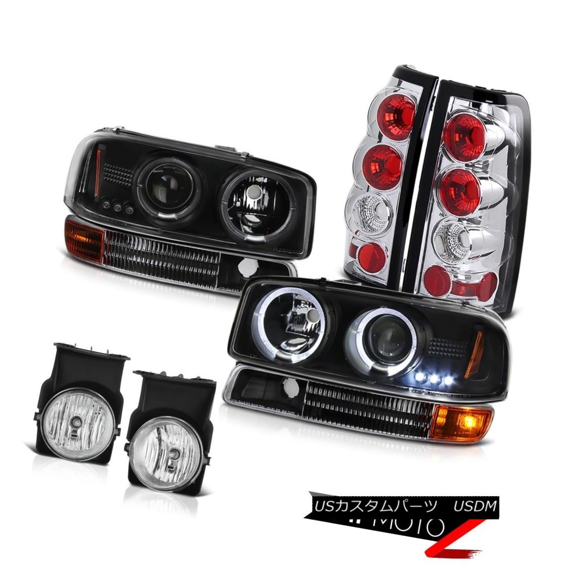 ヘッドライト Halo LED Projector Headlight Signal Parking Tail Light Bumper Fog 03 Sierra 5.3L Halo LEDプロジェクターヘッドライト信号パーキングテールライトバンパーフォグ03 Sierra 5.3L 【並行輸入品】 57,899円