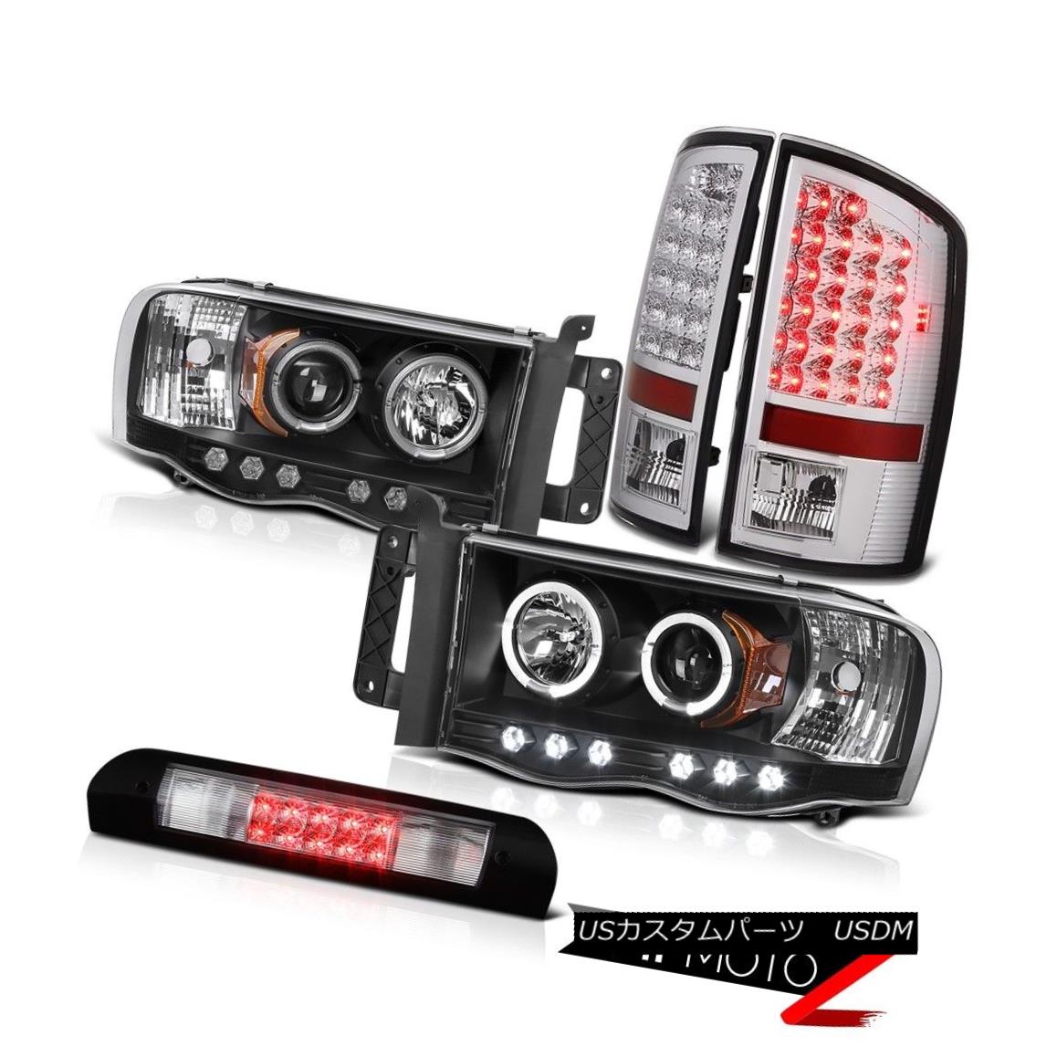 良質 ライト ランプ Turbodiesel Ram 02 05 Brake High Lights Tail Led Euro Projector Headlights Black ヘッドライト ブラックヘッドライトプロジェクターユーロledテールライトハイブレーキ02 05 Turbodiesel Ram