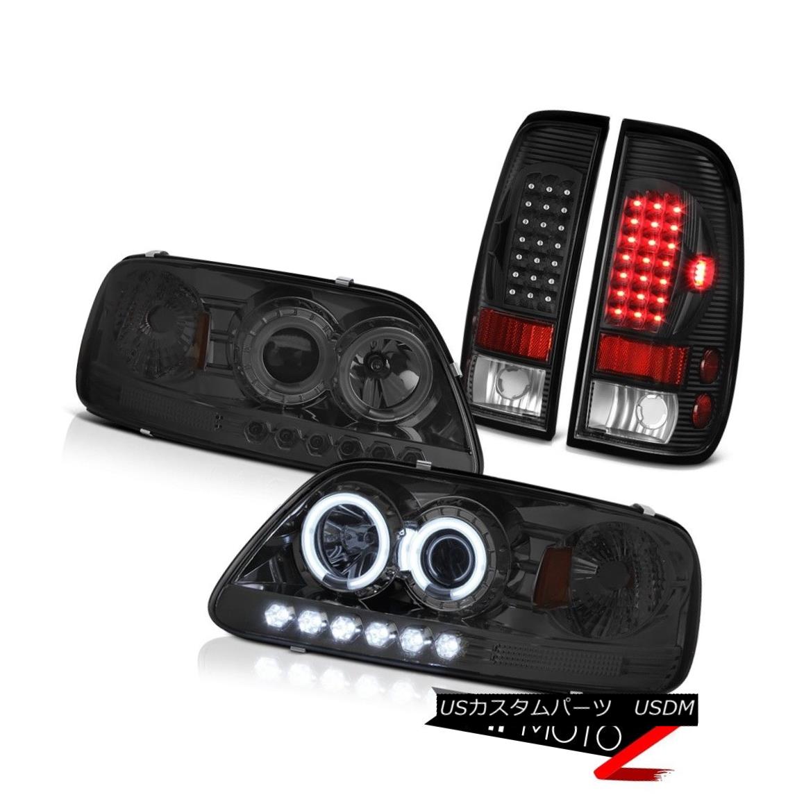 ヘッドライト F150 SVT 1999 2000 2001 Projector CCFL Angel Eye Headlamps LED Bulbs Tail Lights F150 SVT 1999 2000 2001プロジェクターCCFLエンジェルアイヘッドランプLED電球テールライト 【並行輸入品】