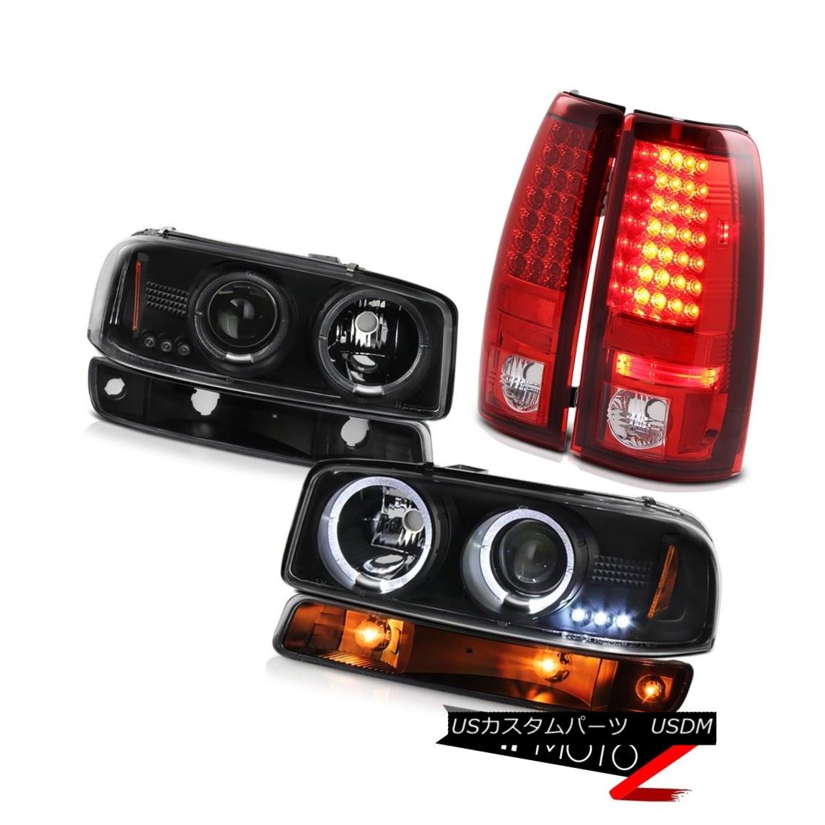 ヘッドライト 1999-2002 Sierra 1500 Red clear rear smd brake lamps black turn signal headlamps 1999-2002 Sierra 1500レッドクリアリア・スマート・ブレーキ・ランプブラック・シグナル・ヘッドランプ 【並行輸入品】 57,899円
