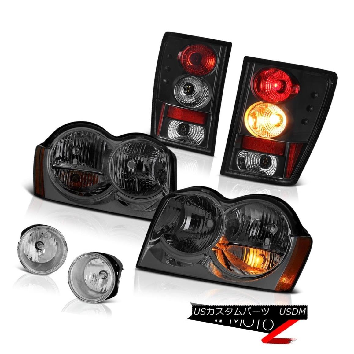 ヘッドライト 05-06 Jeep Grand Cherokee 4X4 Headlamps Fog Lights Tail OE Style Crystal Lens 05-06ジープグランドチェロキー4X4ヘッドライトフォグライトテールOEスタイルクリスタルレンズ 【並行輸入品】
