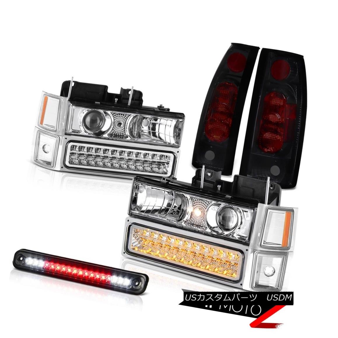 とっておきし新春福袋 ライト ランプ 94 98ヘッドランプユーロ信号コーナー煙黒尾灯ハイストップ シャイアン1500 Stop High Lamps Tail Black Smoke Corner Signal Euro Headlamp 94 98 1500 Cheyenne ヘッドライト