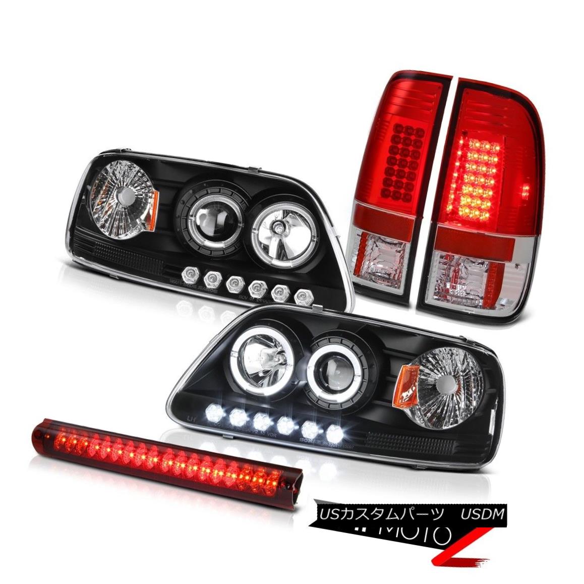 ヘッドライト Angel Eye Halo Headlight SMD Rear Tail Light Red Third LED 97-03 F150 King Ranch エンジェルアイハローヘッドライトSMDリアテールライトレッド第3 LED 97-03 F150キングランチ 【並行輸入品】